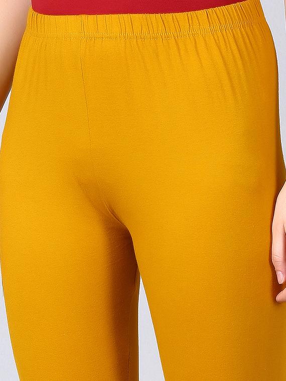yellow cotton leggings - 16974098 - Zoom Image - 5