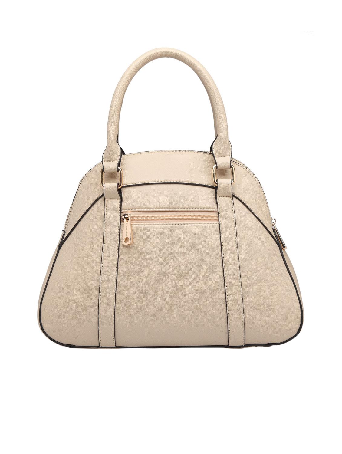 beige leatherette (pu) regular handbag - 16975185 - Zoom Image - 2
