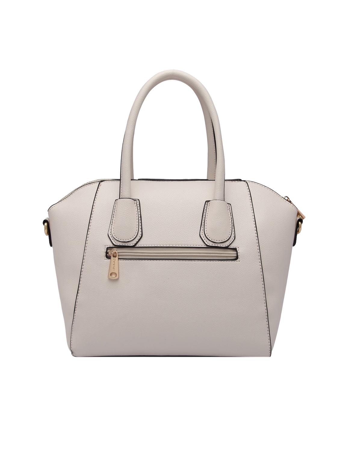 beige leatherette (pu) regular handbag - 16975195 - Zoom Image - 2