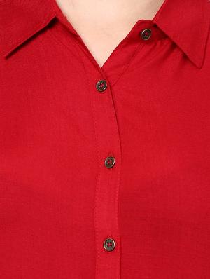 short sleeved solid shirt - 16975966 - Standard Image - 5
