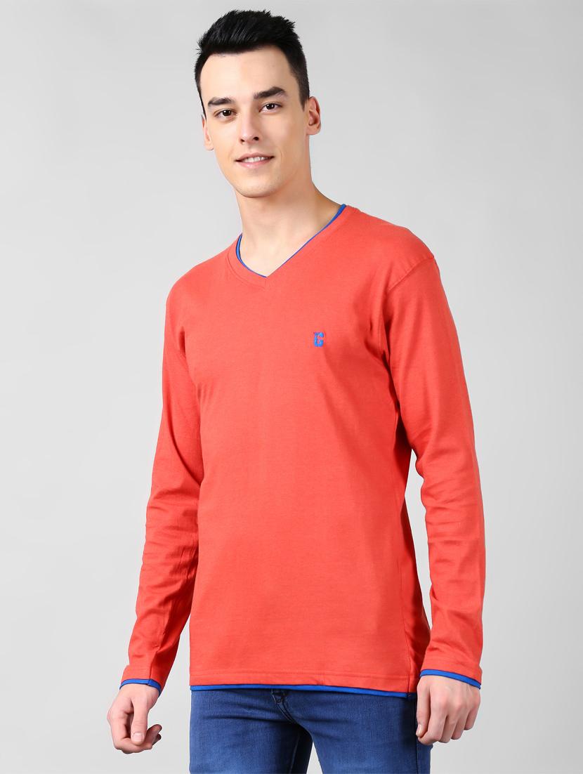 red solid t-shirt - 16976837 - Zoom Image - 2