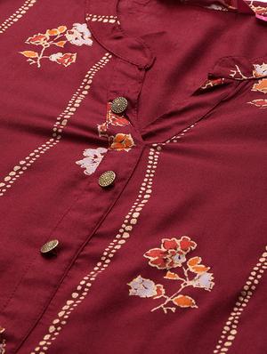 printed straight kurti - 16978284 - Standard Image - 5