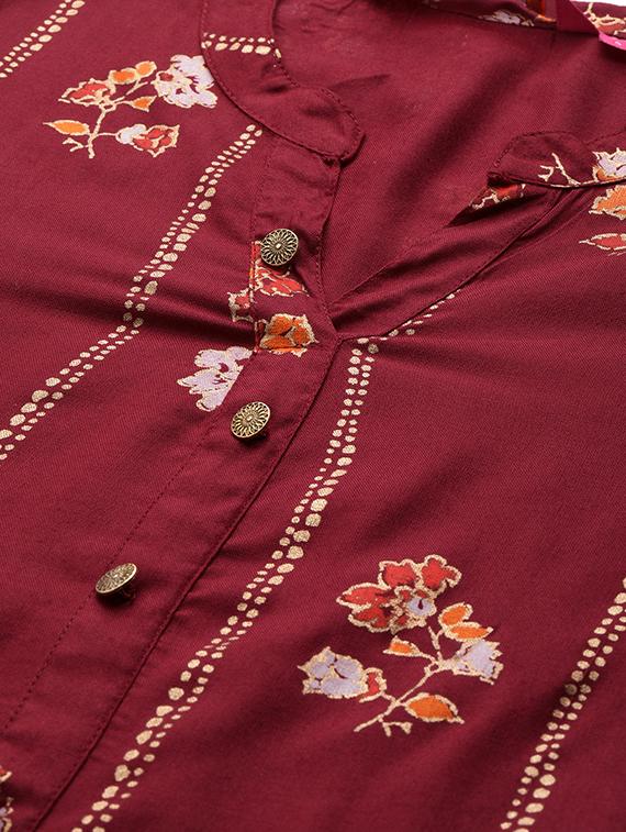 printed straight kurti - 16978284 - Zoom Image - 5