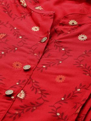 printed straight kurti - 16978288 - Standard Image - 5