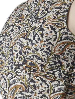 round neck floral top - 16979869 - Standard Image - 5