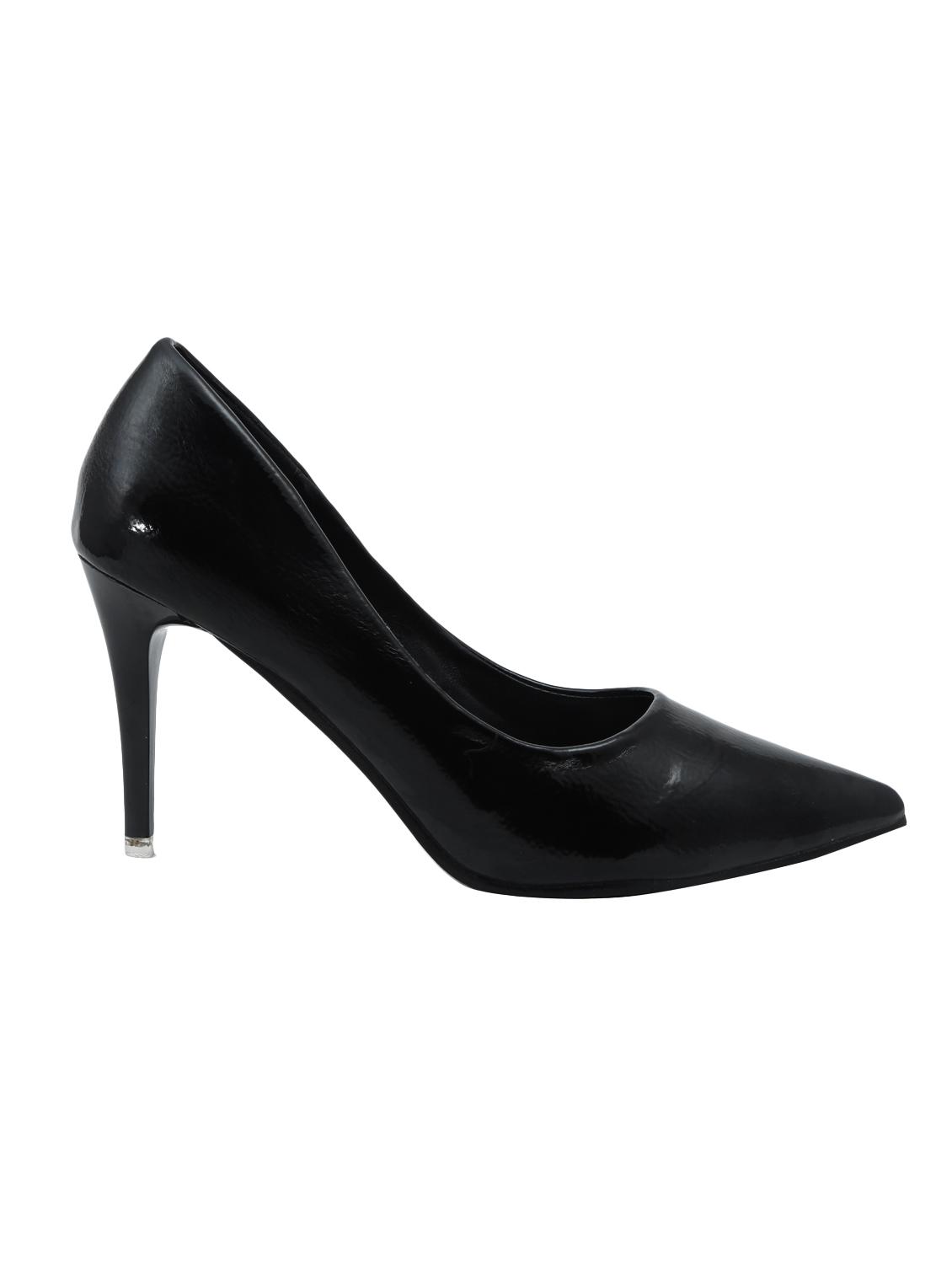 black patent slip on pumps - 16981006 - Zoom Image - 2