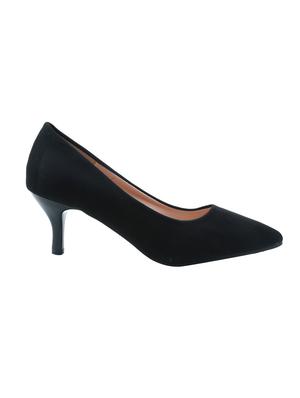 black suede slip on pumps - 16981014 - Standard Image - 2