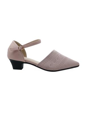 pink fabric ankle strap sandals - 16981078 - Standard Image - 2