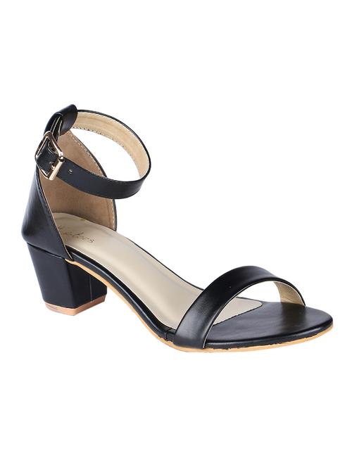 black ankle strap sandals - 16981357 - Standard Image - 1