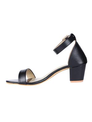 black ankle strap sandals - 16981357 - Standard Image - 2