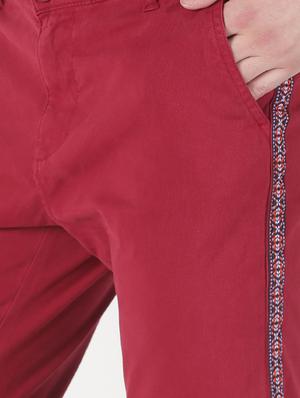 red side taped chinos - 16983018 - Standard Image - 5