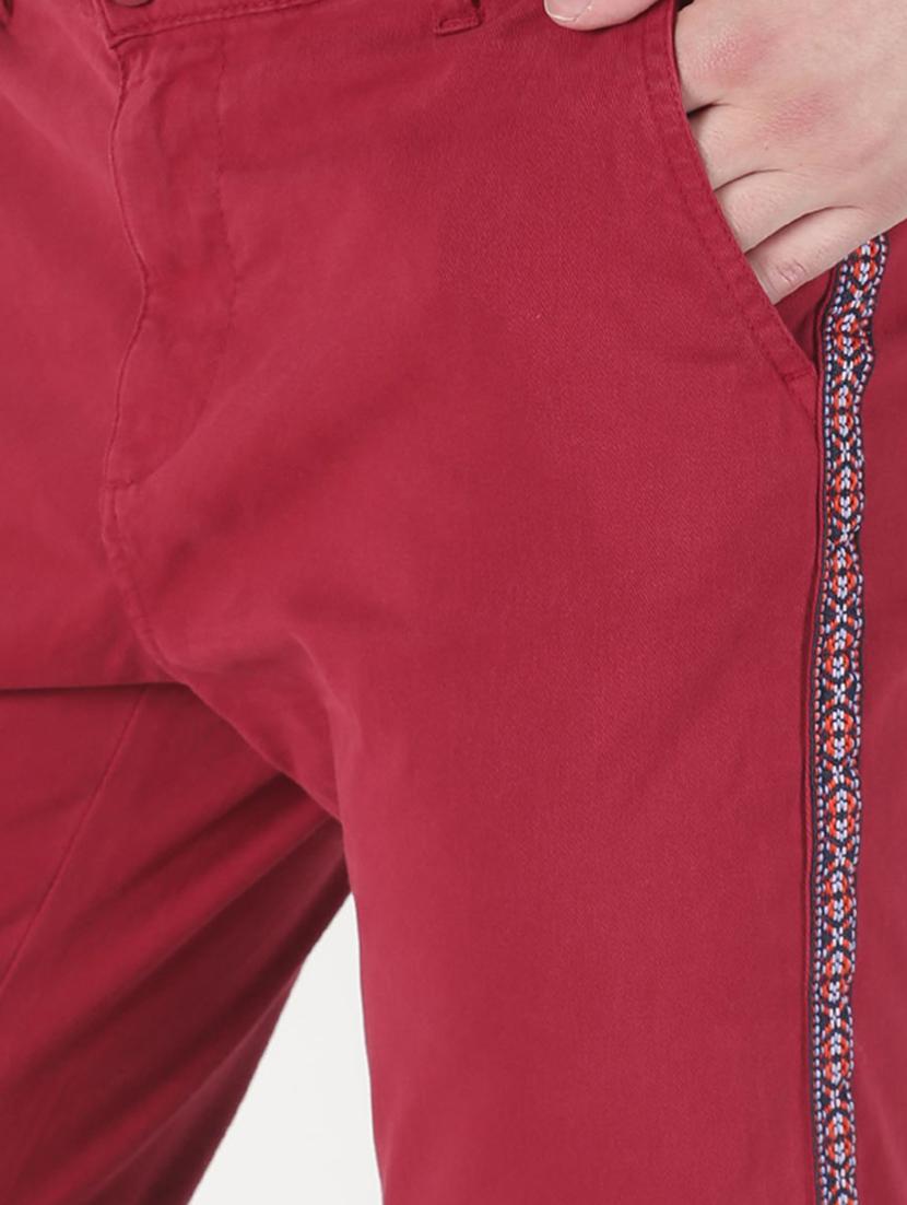 red side taped chinos - 16983018 - Zoom Image - 5