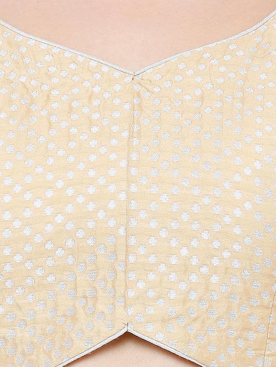 self design brocade blouse - 16983658 - Zoom Image - 5