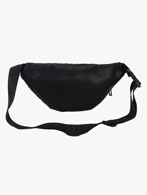 black leatherette (pu) regular pouch - 16985018 - Standard Image - 2