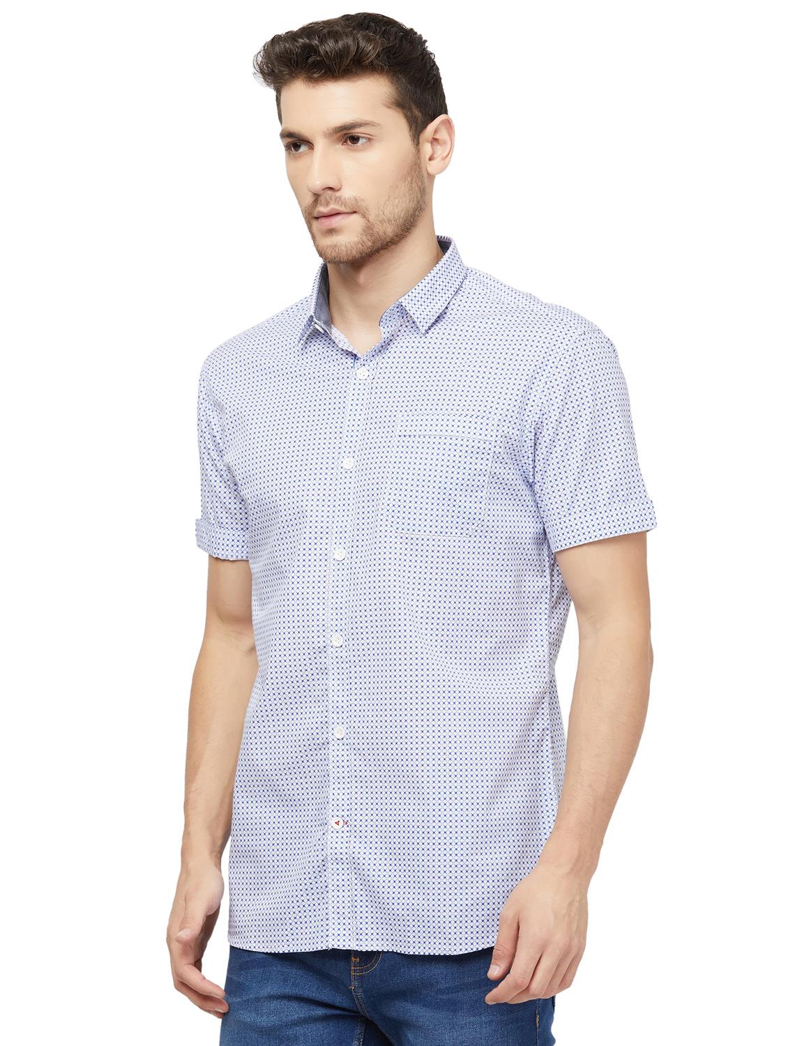 white printed casual shirt - 16987776 - Zoom Image - 2