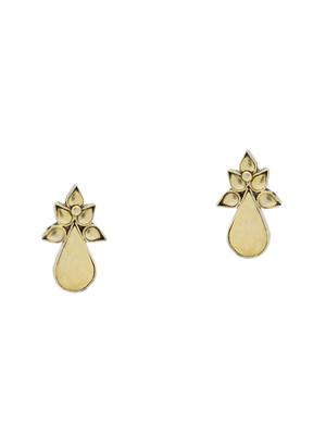gold silver studs earring - 16991129 - Standard Image - 2