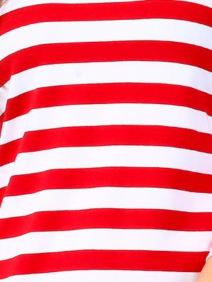 round neck striped sheath dress - 16991264 - Standard Image - 5