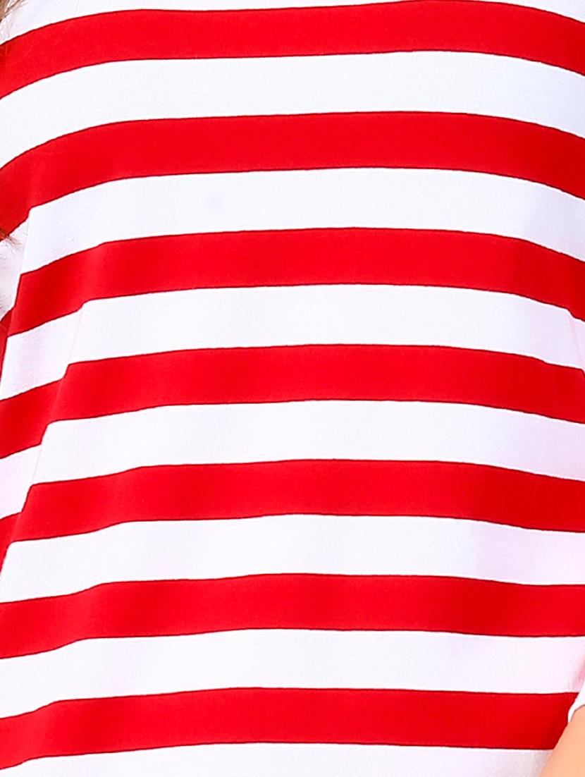 round neck striped sheath dress - 16991264 - Zoom Image - 5