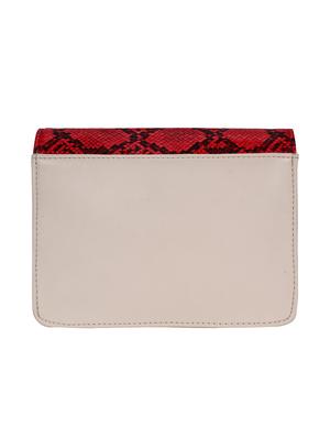 red leatherette (pu) regular sling bag - 16993099 - Standard Image - 2