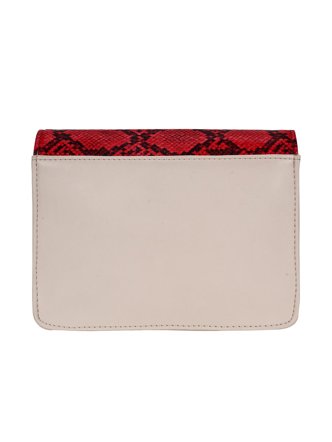 red leatherette (pu) regular sling bag - 16993099 - Zoom Image - 2