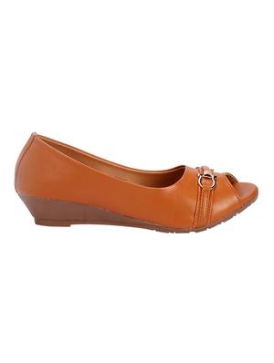 tan slip on wedges - 16996896 - Standard Image - 2