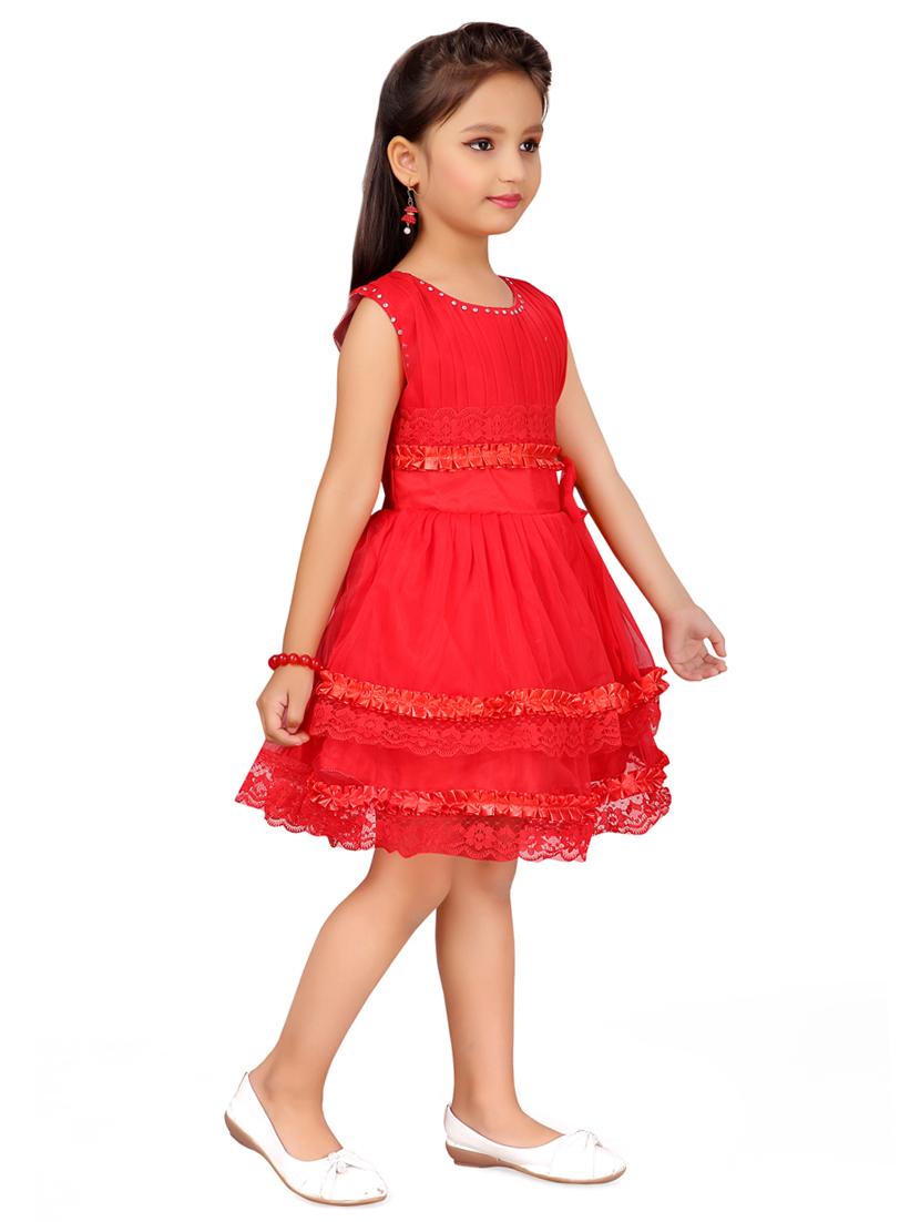 red net frock - 17000630 - Zoom Image - 2
