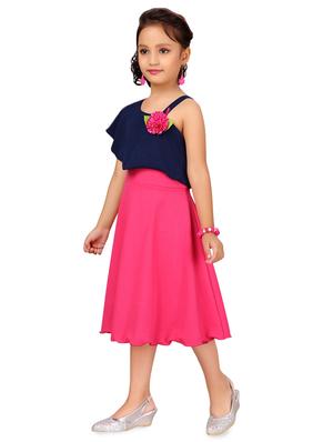 blue cotton frock - 17000654 - Standard Image - 2