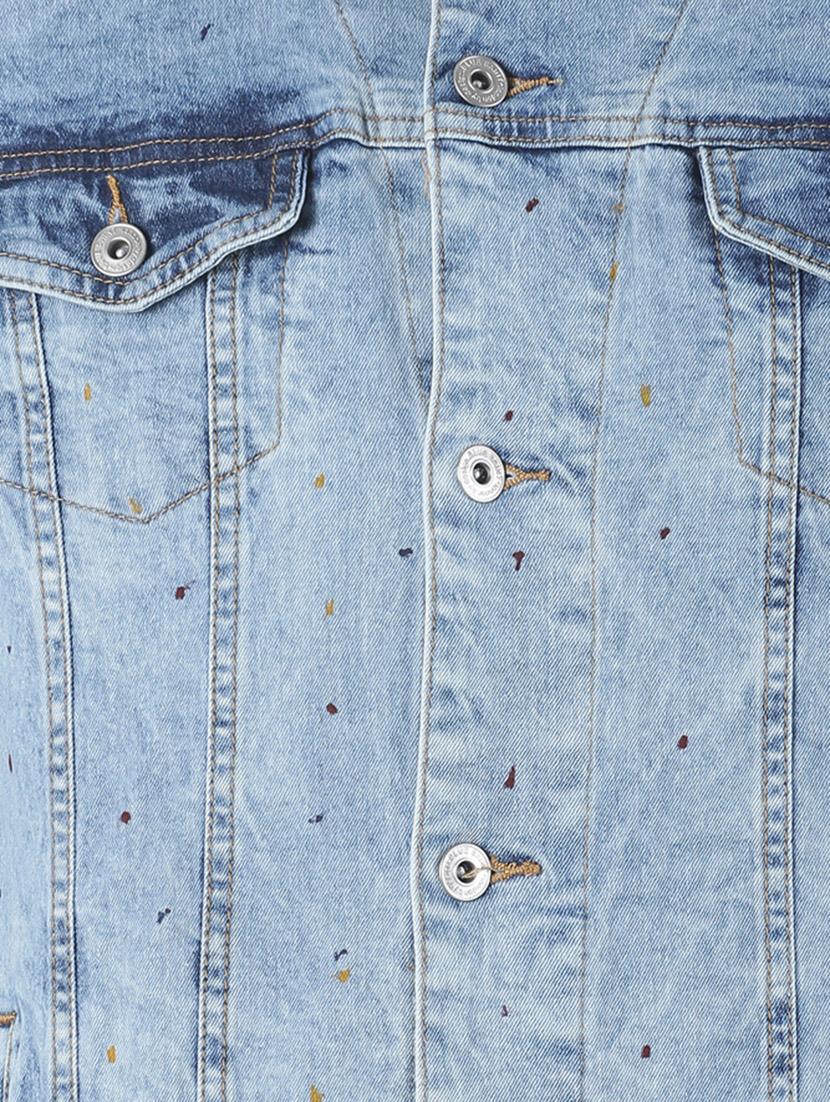 blue washed denim jacket - 17001086 - Zoom Image - 5