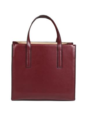 wine leatherette (pu) regular handbag - 17001245 - Standard Image - 2