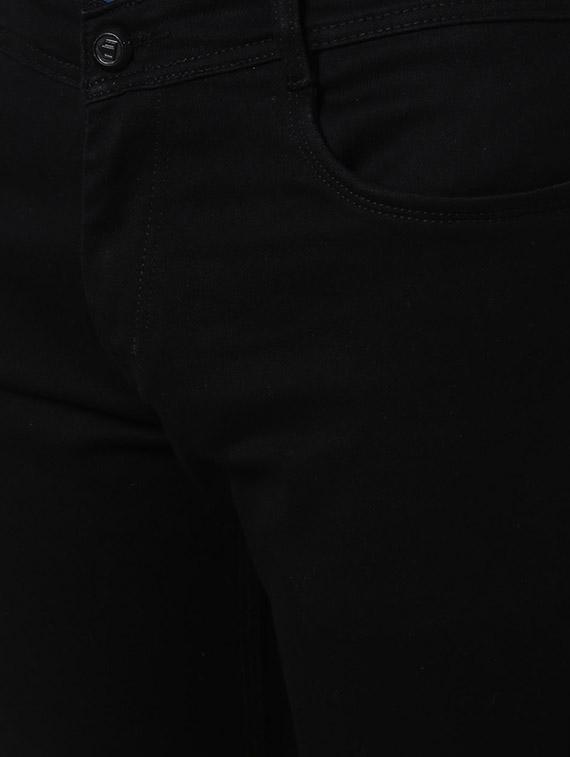 black plain denim jeans - 17005994 - Zoom Image - 5