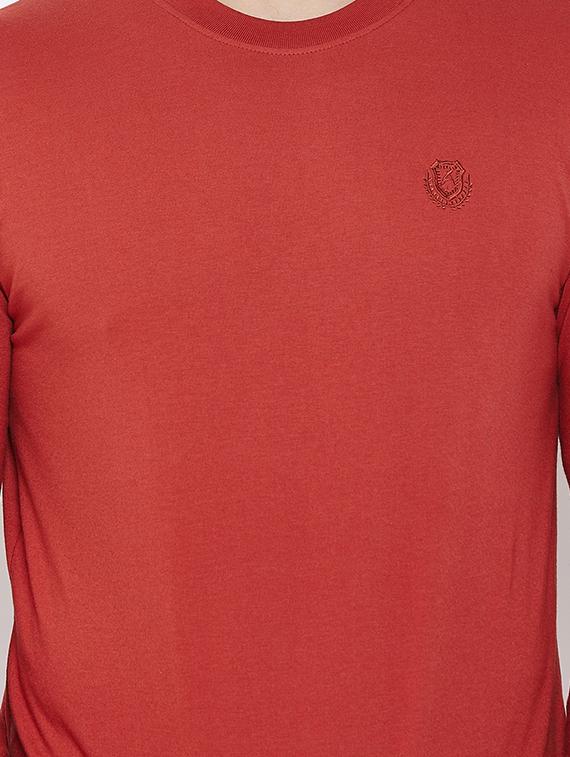 red solid t-shirt - 17013730 - Zoom Image - 5