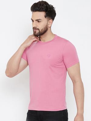 pink solid t-shirt - 17013749 - Standard Image - 2