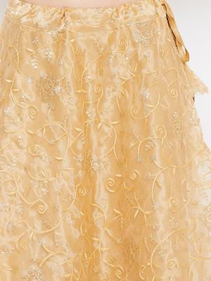 sequined flared lehenga - 17014691 - Standard Image - 5