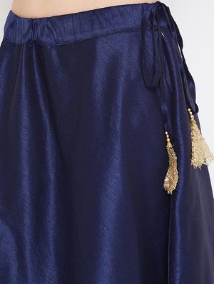 embroidered flared lehenga - 17014692 - Standard Image - 5