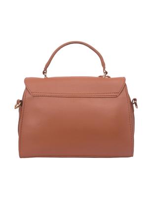 tan leatherette (pu) regular sling bag - 17015308 - Standard Image - 2