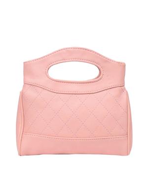pink leatherette (pu) regular sling bag - 17015335 - Standard Image - 2