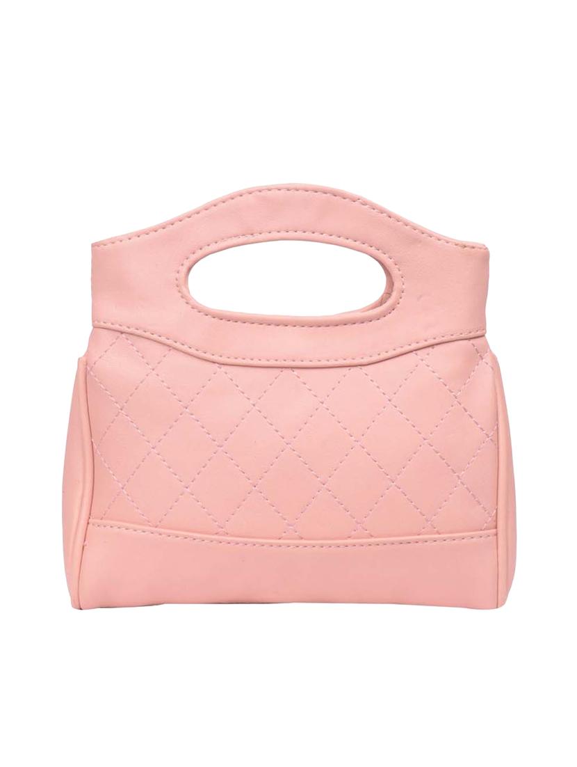 pink leatherette (pu) regular sling bag - 17015335 - Zoom Image - 2