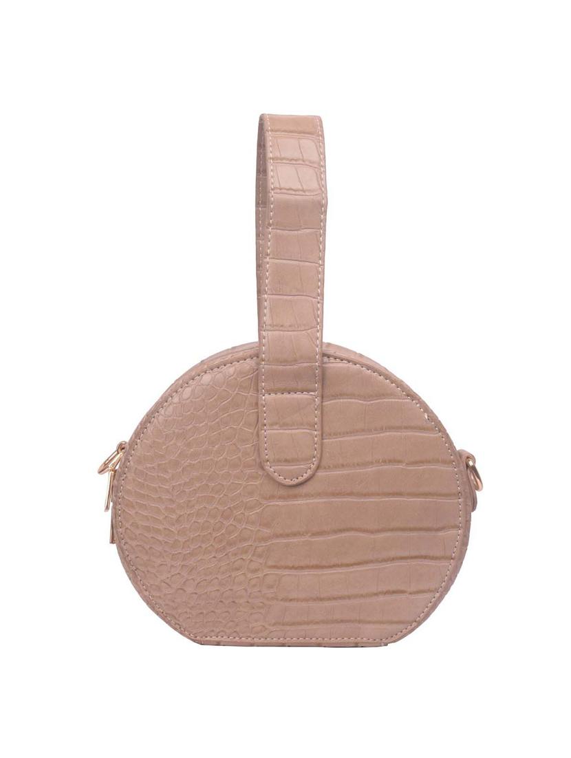 brown leatherette (pu) regular sling bag - 17015357 - Zoom Image - 2