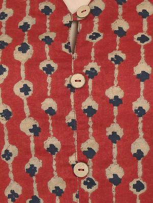 printed a-line kurta - 17019193 - Standard Image - 5