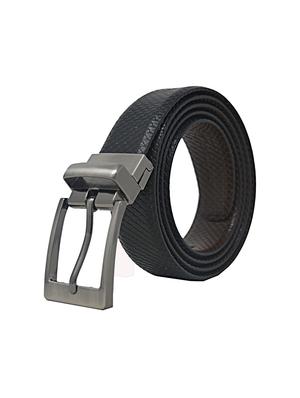 blackbrown leather belt - 17023874 - Standard Image - 2