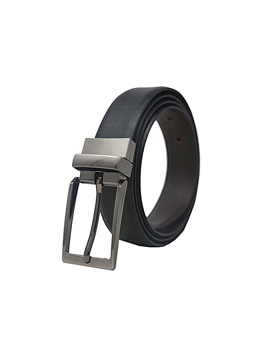 blackbrown leather belt - 17023887 - Zoom Image - 2