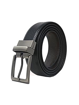 blackbrown leather belt - 17023888 - Standard Image - 2