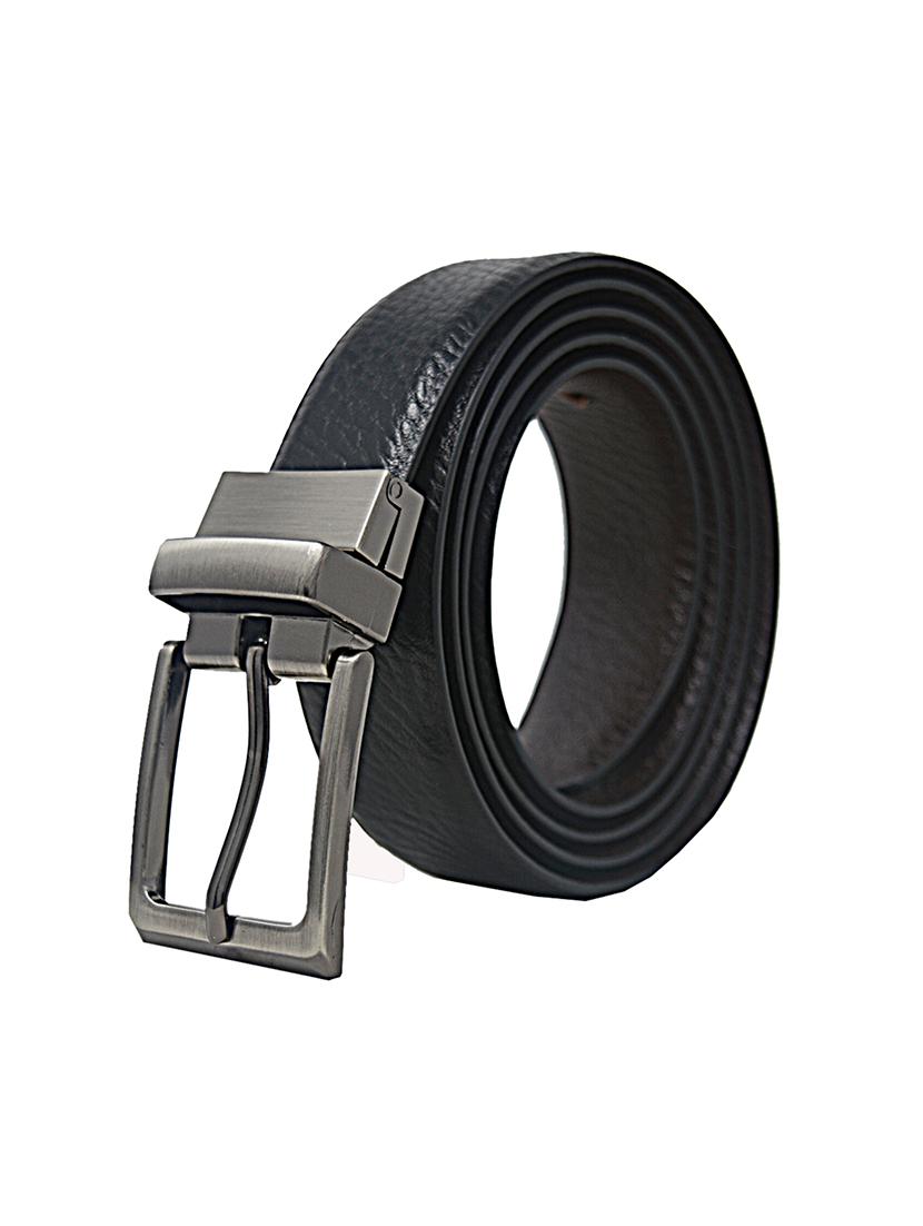 blackbrown leather belt - 17023888 - Zoom Image - 2
