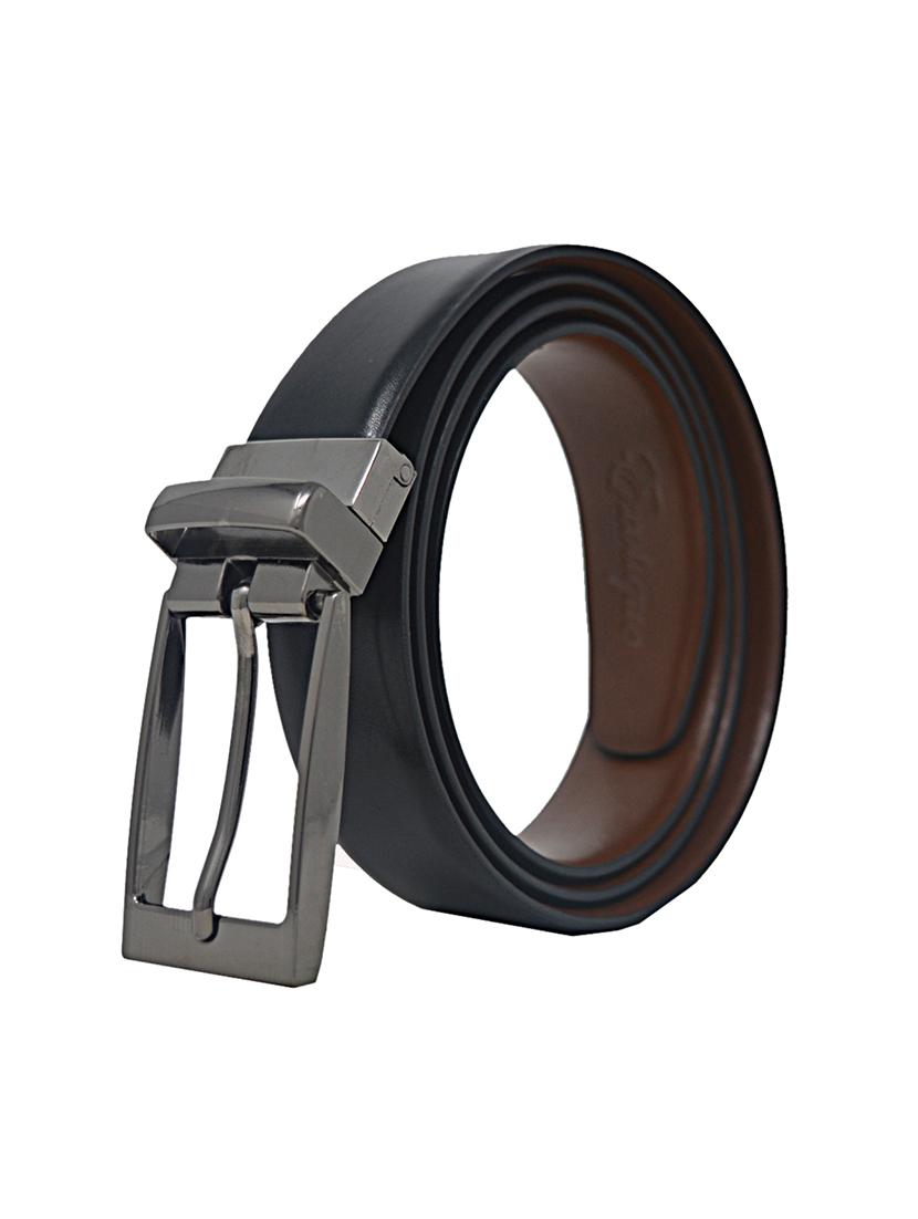 blackbrown leather belt - 17023889 - Zoom Image - 2