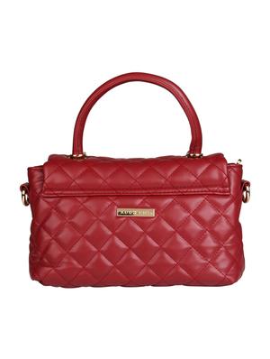 red leatherette (pu) regular handbag - 17025675 - Standard Image - 2