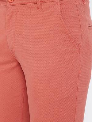red solid chinos - 17031583 - Standard Image - 5
