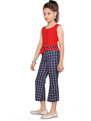 red cotton party gown - 17032064 - Standard Image - 2