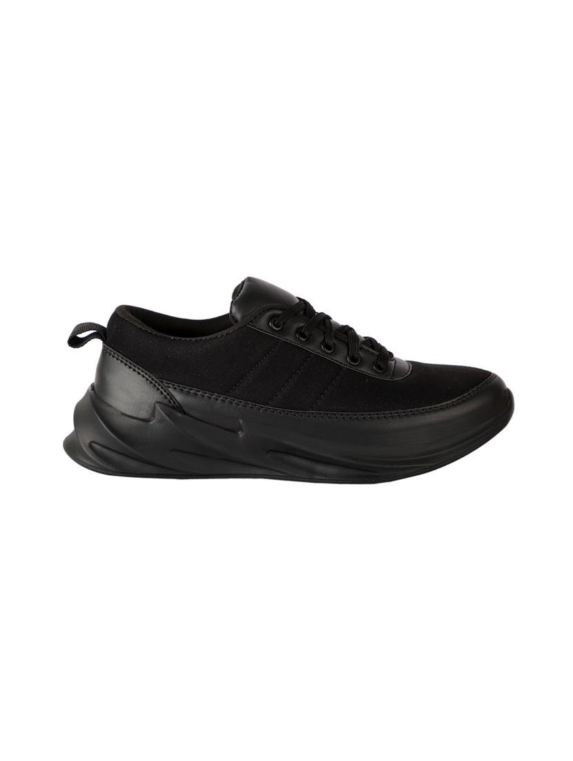 black lace up sport shoes - 17032097 - Zoom Image - 2