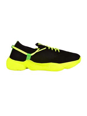 yellow lace up sport shoes - 17032108 - Standard Image - 2