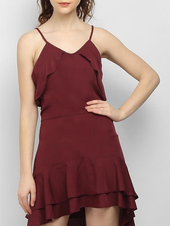 cami neck asymmetric dress - 17033835 - Zoom Image - 5